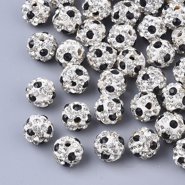 PandaHall Polymer Clay Rhinestone Beads, Round, Crystal & Jet, 8mm, Hole: 1.5mm Polymer Clay+Glass Rhinestone Round Clear
PandaHall Polymer Clay Rhinestone Beads, Round, Crystal & Jet, 8mm, Hole: 1.5mm Polymer Clay+Glass Rhinestone Round Clear