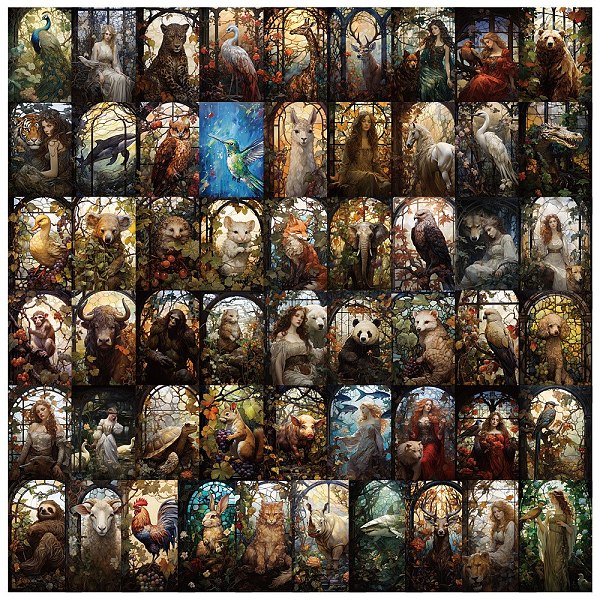 PandaHall 55Pcs Forest Animals PVC Waterproof Sticker Labels, Self-adhesion, for Suitcase, Skateboard, Refrigerator, Helmet, Mobile Phone..., Multicolor
PandaHall 55Pcs Forest Animals PVC Waterproof Sticker Labels, Self-adhesion, for Suitcase, Skateboard, Refrigerator, Helmet, Mobile Phone..., Multicolor
