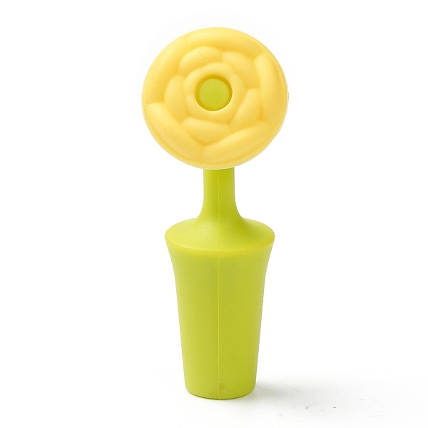 PandaHall Silicone Wine Bottle Stoppers, Flower, Yellow, 84x31x24mm, Hole: 7.5mm Silicone Flower Yellow
PandaHall Silicone Wine Bottle Stoppers, Flower, Yellow, 84x31x24mm, Hole: 7.5mm Silicone Flower Yellow