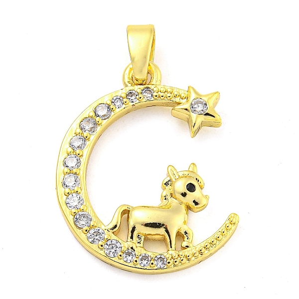 PandaHall Brass Micro Pave Clear Cubic Zirconia Pendant, The 12 Chinese Zodiac, Horse, 21x16.5x2.5mm, Hole: 5x2.8mm Brass+Cubic Zirconia...
PandaHall Brass Micro Pave Clear Cubic Zirconia Pendant, The 12 Chinese Zodiac, Horse, 21x16.5x2.5mm, Hole: 5x2.8mm Brass+Cubic Zirconia...