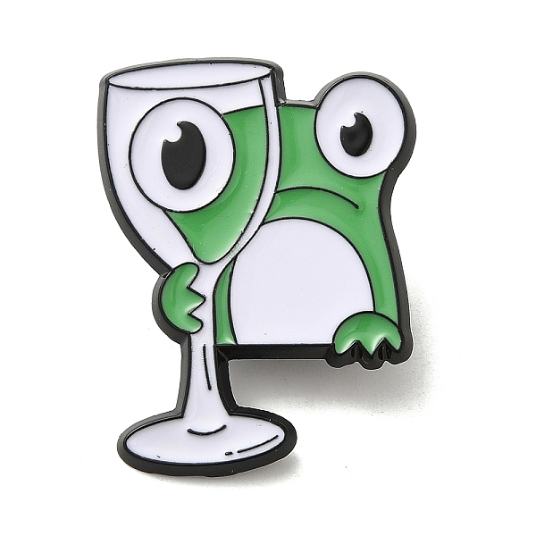 PandaHall Lime Green Funny Frog Alloy Enamel Pins Brooch, for Backpack Clothes, Goblet, 30.5x23x1.5mm Alloy+Enamel Tableware
PandaHall Lime Green Funny Frog Alloy Enamel Pins Brooch, for Backpack Clothes, Goblet, 30.5x23x1.5mm Alloy+Enamel Tableware