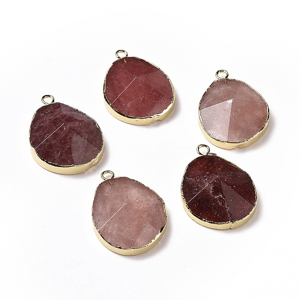 PandaHall Natural Strawberry QuartzPendants, with Brass Findings, Faceted, Drop, Golden, 31~35x20~25x7~9mm, Hole: 2.5mm Strawberry Quartz...
PandaHall Natural Strawberry QuartzPendants, with Brass Findings, Faceted, Drop, Golden, 31~35x20~25x7~9mm, Hole: 2.5mm Strawberry Quartz...