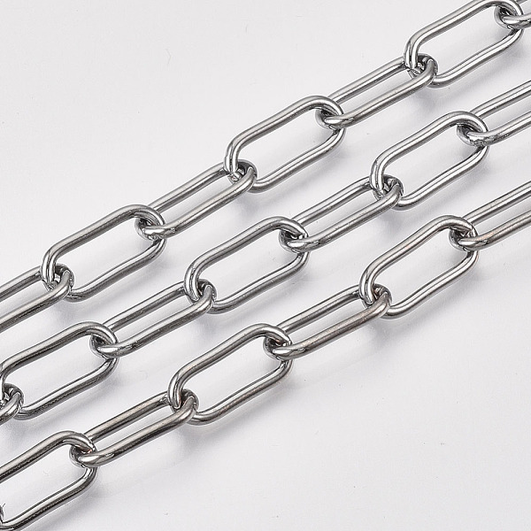 PandaHall Unwelded Iron Paperclip Chains, Drawn Elongated Cable Chains, with Spool, Gunmetal, 16x7x1.6mm, about 82.02 Feet(25m)/roll Iron
PandaHall Unwelded Iron Paperclip Chains, Drawn Elongated Cable Chains, with Spool, Gunmetal, 16x7x1.6mm, about 82.02 Feet(25m)/roll Iron