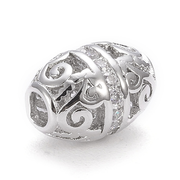 PandaHall Brass Micro Pave Clear Cubic Zirconia Beads, Long-Lasting Plated, Barrel, Platinum, 10x7.5mm, Hole: 2.3mm Brass+Cubic Zirconia...
PandaHall Brass Micro Pave Clear Cubic Zirconia Beads, Long-Lasting Plated, Barrel, Platinum, 10x7.5mm, Hole: 2.3mm Brass+Cubic Zirconia...