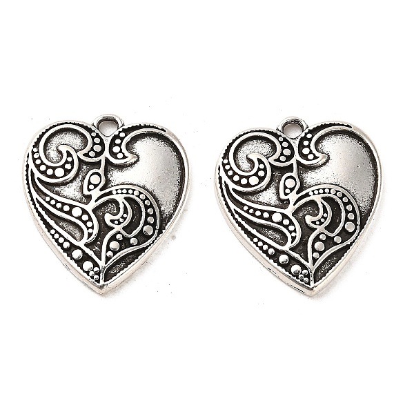 PandaHall Tibetan Style Alloy Pendants, Cadmium Free & Lead Free, Heart, Antique Silver, 22.5x20x2mm, Hole: 2mm, about 303pcs/1000g Alloy...
PandaHall Tibetan Style Alloy Pendants, Cadmium Free & Lead Free, Heart, Antique Silver, 22.5x20x2mm, Hole: 2mm, about 303pcs/1000g Alloy...