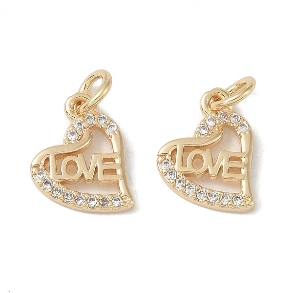 PandaHall Brass Micro Pave Clear Cubic Zirconia Pendants, Heart, with Jump Ring, Real 18K Gold Plated, 11x11x1.5mm, Hole: 5.5mm Brass+Cubic...
PandaHall Brass Micro Pave Clear Cubic Zirconia Pendants, Heart, with Jump Ring, Real 18K Gold Plated, 11x11x1.5mm, Hole: 5.5mm Brass+Cubic...