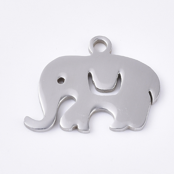 PandaHall 201 Stainless Steel Charms, Elephant, Stainless Steel Color, 12x16x1mm, Hole: 1.4mm 201 Stainless Steel Elephant
PandaHall 201 Stainless Steel Charms, Elephant, Stainless Steel Color, 12x16x1mm, Hole: 1.4mm 201 Stainless Steel Elephant