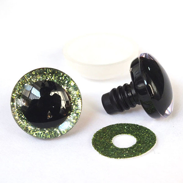 PandaHall Plastic Safety Craft Eye, with Spacer, PU Sequins Ring, for DIY Doll Toys Puppet Plush Animal Making, Dark Olive Green, 20mm...
PandaHall Plastic Safety Craft Eye, with Spacer, PU Sequins Ring, for DIY Doll Toys Puppet Plush Animal Making, Dark Olive Green, 20mm...