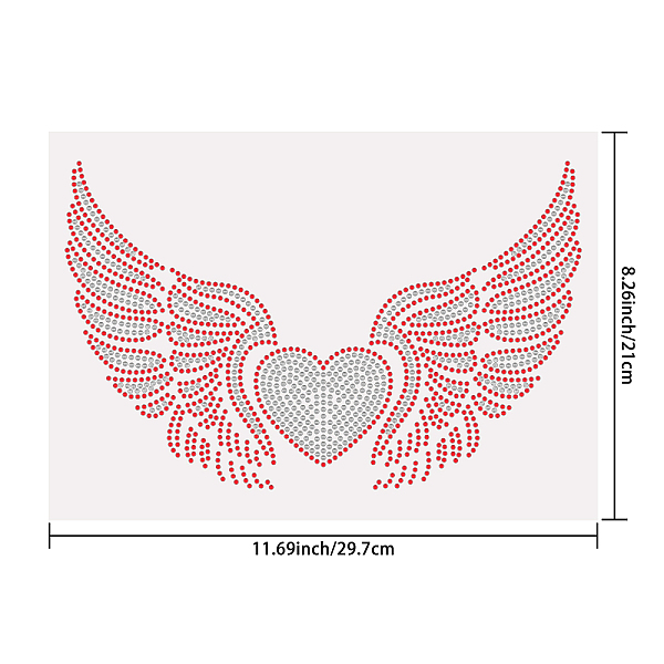 PandaHall Glass Hotfix Rhinestone, Iron on Appliques, Costume Accessories, for Clothes, Bags, Pants, Wing Pattern, 297x210mm Glass...
PandaHall Glass Hotfix Rhinestone, Iron on Appliques, Costume Accessories, for Clothes, Bags, Pants, Wing Pattern, 297x210mm Glass...