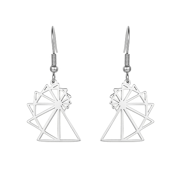 PandaHall 304 Stainless Steel Dangle Earring, Flower, Stainless Steel Color, No Size 304 Stainless Steel Others
PandaHall 304 Stainless Steel Dangle Earring, Flower, Stainless Steel Color, No Size 304 Stainless Steel Others