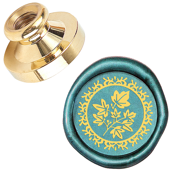 PandaHall Wax Seal Brass Stamp Head, for Wax Seal Stamp, Leaf Pattern, 25x14.5mm Brass Leaf
PandaHall Wax Seal Brass Stamp Head, for Wax Seal Stamp, Leaf Pattern, 25x14.5mm Brass Leaf