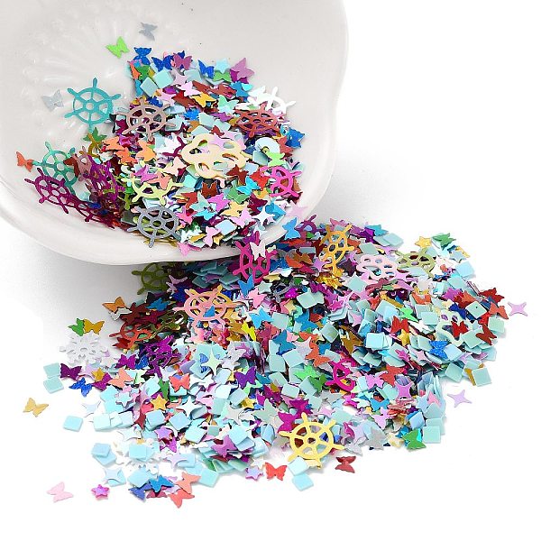 PandaHall Nail Art Glitter, Manicure Sequins, DIY Paillette Tips Nail, Mixed Shapes, Mixed Color, 2.5~10.5x2.5~10.5x0.07~0.1mm Plastic Mixed..., Multicolor
PandaHall Nail Art Glitter, Manicure Sequins, DIY Paillette Tips Nail, Mixed Shapes, Mixed Color, 2.5~10.5x2.5~10.5x0.07~0.1mm Plastic Mixed..., Multicolor