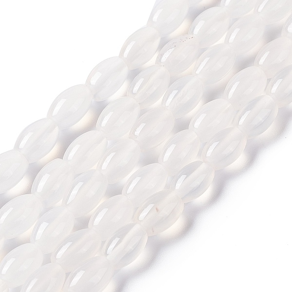 PandaHall Natural White Agate Beads Strands, Grade A, Oval, 9x6mm, Hole: 1.2mm, about 43pcs/strand, 15.16 inch(38.5cm) Natural Agate Oval
PandaHall Natural White Agate Beads Strands, Grade A, Oval, 9x6mm, Hole: 1.2mm, about 43pcs/strand, 15.16 inch(38.5cm) Natural Agate Oval