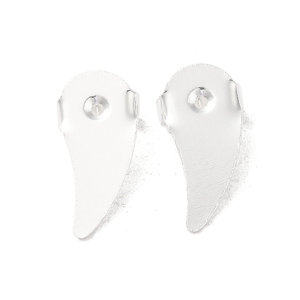 PandaHall Brass Studs Earrings Findings, Wings, Silver, 18x8.5x0.4mm, Hole: 1mm Brass Wing
PandaHall Brass Studs Earrings Findings, Wings, Silver, 18x8.5x0.4mm, Hole: 1mm Brass Wing