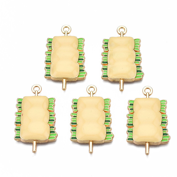 PandaHall Rack Plating Alloy Enamel Pendants, Cadmium Free & Nickel Free & Lead Free, Food, Champagne Yellow, 30x17.5x4mm, Hole: 1.4mm...
PandaHall Rack Plating Alloy Enamel Pendants, Cadmium Free & Nickel Free & Lead Free, Food, Champagne Yellow, 30x17.5x4mm, Hole: 1.4mm...