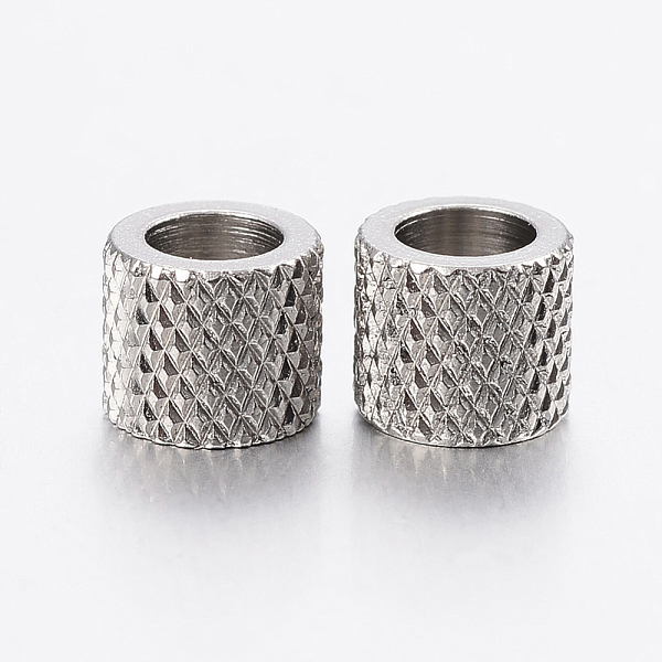 PandaHall 304 Stainless Steel European Beads, Large Hole Beads, Column, Stainless Steel Color, 5x4.5mm, Hole:3mm 304 Stainless Steel Column
PandaHall 304 Stainless Steel European Beads, Large Hole Beads, Column, Stainless Steel Color, 5x4.5mm, Hole:3mm 304 Stainless Steel Column