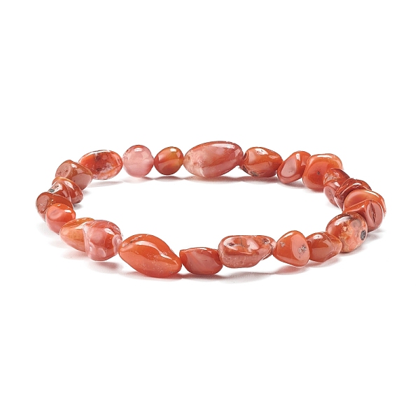 PandaHall Natural Red Jasper Nuggets Beads Stretch Bracelet for Her, Inner Diameter: 2 inch(5.2~5.6cm) Red Jasper
PandaHall Natural Red Jasper Nuggets Beads Stretch Bracelet for Her, Inner Diameter: 2 inch(5.2~5.6cm) Red Jasper