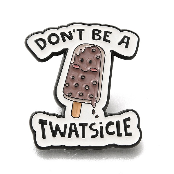 PandaHall Animal Safety Don’t be a Twatsicle Enamel Pins, Black Alloy Badge for Suit Shirt Collar, Men/Women, Ice Cream, 31x27x1.5mm...
PandaHall Animal Safety Don’t be a Twatsicle Enamel Pins, Black Alloy Badge for Suit Shirt Collar, Men/Women, Ice Cream, 31x27x1.5mm...
