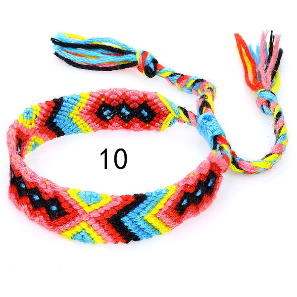 PandaHall Cotton Braided Rhombus Pattern Cord Bracelet, Ethnic Tribal Adjustable Brazilian Bracelet for Women, Midnight Blue, 5-7/8~14-1/8...
PandaHall Cotton Braided Rhombus Pattern Cord Bracelet, Ethnic Tribal Adjustable Brazilian Bracelet for Women, Midnight Blue, 5-7/8~14-1/8...