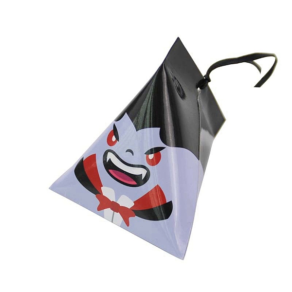 PandaHall Halloween Cartoon Cardboard Candy Boxes, with Silk Ribbon, Triangle Snake Gift Box, for Halloween Party Supplies, Lilac..., Purple
PandaHall Halloween Cartoon Cardboard Candy Boxes, with Silk Ribbon, Triangle Snake Gift Box, for Halloween Party Supplies, Lilac..., Purple