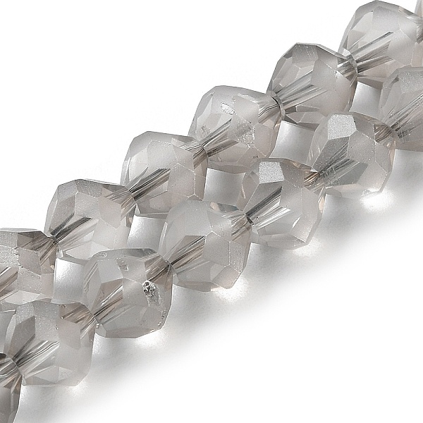 PandaHall Electroplate Transparent Glass Beads Strands, Frosted, Faceted Bicone, Light Grey, 10x9.5mm, Hole: 1.2mm, about 60pcs/strand...
PandaHall Electroplate Transparent Glass Beads Strands, Frosted, Faceted Bicone, Light Grey, 10x9.5mm, Hole: 1.2mm, about 60pcs/strand...