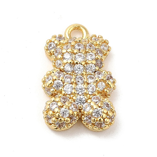 PandaHall Brass Micro Pave Cubic Zirconia Pendants, Lead Free & Cadmium Free, Long-Lasting Plated, Bear Charm, Real 18K Gold Plated..., Clear
PandaHall Brass Micro Pave Cubic Zirconia Pendants, Lead Free & Cadmium Free, Long-Lasting Plated, Bear Charm, Real 18K Gold Plated..., Clear