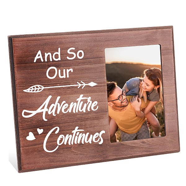 PandaHall MDF Wood Photo Frames, for Tabletop Display Photo Frame, Rectangle, Word, 195x255x12mm Wood Word
PandaHall MDF Wood Photo Frames, for Tabletop Display Photo Frame, Rectangle, Word, 195x255x12mm Wood Word