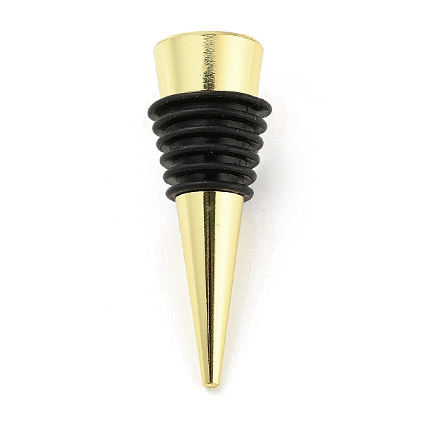 PandaHall Alloy Red Wine Stoppers, Silicone Bottle Stopper, Cone, Golden, 61.5x20mm Alloy Cone Black
PandaHall Alloy Red Wine Stoppers, Silicone Bottle Stopper, Cone, Golden, 61.5x20mm Alloy Cone Black