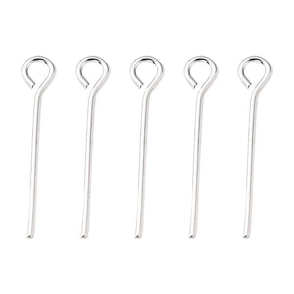 PandaHall Silver Color Plated Iron Eye Pin, Cadmium Free & Lead Free, Size: about 1.8cm long, 0.7mm thick, hole: about 2mm Iron
PandaHall Silver Color Plated Iron Eye Pin, Cadmium Free & Lead Free, Size: about 1.8cm long, 0.7mm thick, hole: about 2mm Iron