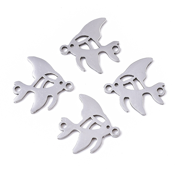 PandaHall 201 Stainless Steel Links connectors, Laser Cut, Fish, Stainless Steel Color, 15.5x15x1mm, Hole: 1.4mm 201 Stainless Steel Fish
PandaHall 201 Stainless Steel Links connectors, Laser Cut, Fish, Stainless Steel Color, 15.5x15x1mm, Hole: 1.4mm 201 Stainless Steel Fish