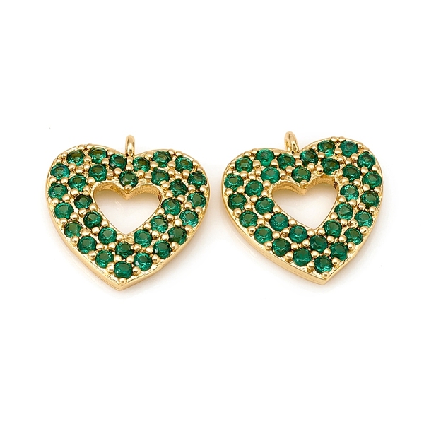 PandaHall Brass Micro Pave Cubic Zirconia Charms, Heart, Golden, Green, 15x14.5x2.5mm, Hole: 1mm Brass+Cubic Zirconia Heart Green
PandaHall Brass Micro Pave Cubic Zirconia Charms, Heart, Golden, Green, 15x14.5x2.5mm, Hole: 1mm Brass+Cubic Zirconia Heart Green
