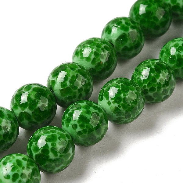 PandaHall Normal Lampwork Beads, Round with Fleck, Green, 11.5~12x11~11.5mm, Hole: 2mm Lampwork Round Green
PandaHall Normal Lampwork Beads, Round with Fleck, Green, 11.5~12x11~11.5mm, Hole: 2mm Lampwork Round Green