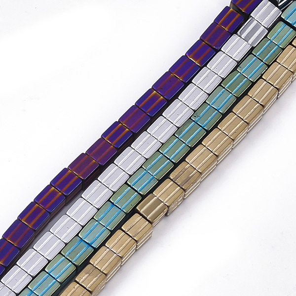 PandaHall Electroplate Non-magnetic Synthetic Hematite Beads Strands, Vacuum Plating, Cube, Mixed Color, 4x3.5~4x3.5~4mm, Hole: 1mm, about...
PandaHall Electroplate Non-magnetic Synthetic Hematite Beads Strands, Vacuum Plating, Cube, Mixed Color, 4x3.5~4x3.5~4mm, Hole: 1mm, about...
