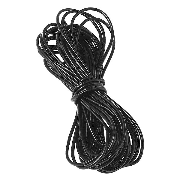 PandaHall Cowhide Leather Cord, Leather Jewelry Cord, Jewelry DIY Making Material, Round, Black, 1.5mm Cowhide Round Black
PandaHall Cowhide Leather Cord, Leather Jewelry Cord, Jewelry DIY Making Material, Round, Black, 1.5mm Cowhide Round Black