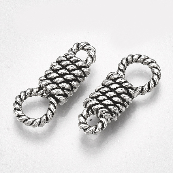 PandaHall Tibetan Style Alloy Links connectors, Cadmium Free & Lead Free, String, Antique Silver, 25x10.5x5.5mm, Hole: 2.5~6mm, about...
PandaHall Tibetan Style Alloy Links connectors, Cadmium Free & Lead Free, String, Antique Silver, 25x10.5x5.5mm, Hole: 2.5~6mm, about...