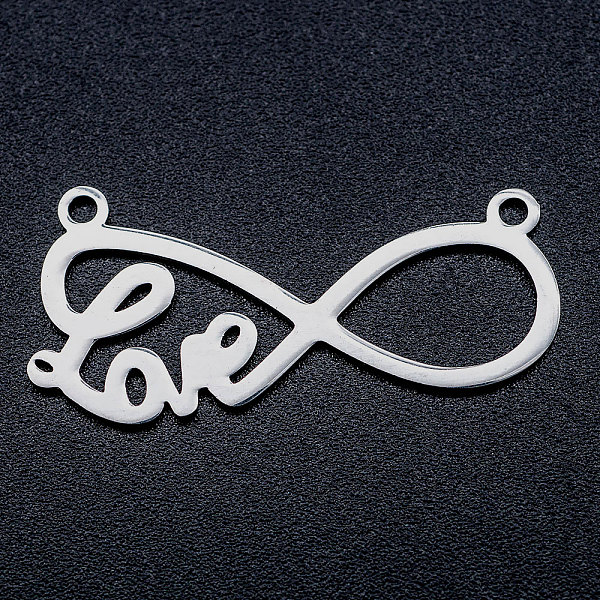 PandaHall 201 Stainless Steel Pendants, Infinity with Word Love, For Valentine's Day Jewelry Making, Stainless Steel Color, 13.5x29.5x1mm...
PandaHall 201 Stainless Steel Pendants, Infinity with Word Love, For Valentine's Day Jewelry Making, Stainless Steel Color, 13.5x29.5x1mm...