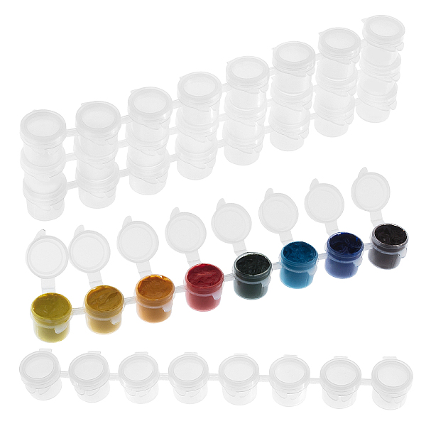 PandaHall PH 200 Pots Empty Paint Pots Strips, 5ml/ 0.17 oz Mini Clear Storage Containers Painting Arts Crafts Supplies for Classrooms...
PandaHall PH 200 Pots Empty Paint Pots Strips, 5ml/ 0.17 oz Mini Clear Storage Containers Painting Arts Crafts Supplies for Classrooms...
