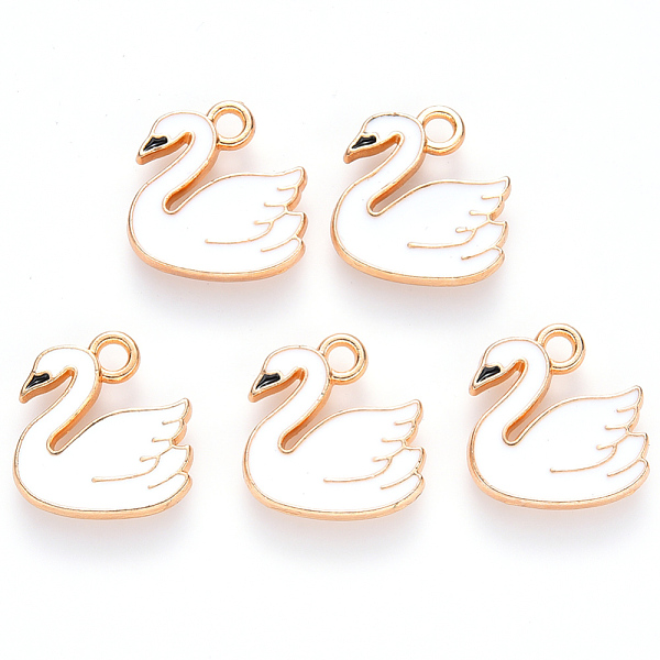 PandaHall Alloy Enamel Charms, Swan, Light Gold, White, 14x14x2mm, Hole: 1.8mm Alloy+Enamel Other Animal White
PandaHall Alloy Enamel Charms, Swan, Light Gold, White, 14x14x2mm, Hole: 1.8mm Alloy+Enamel Other Animal White