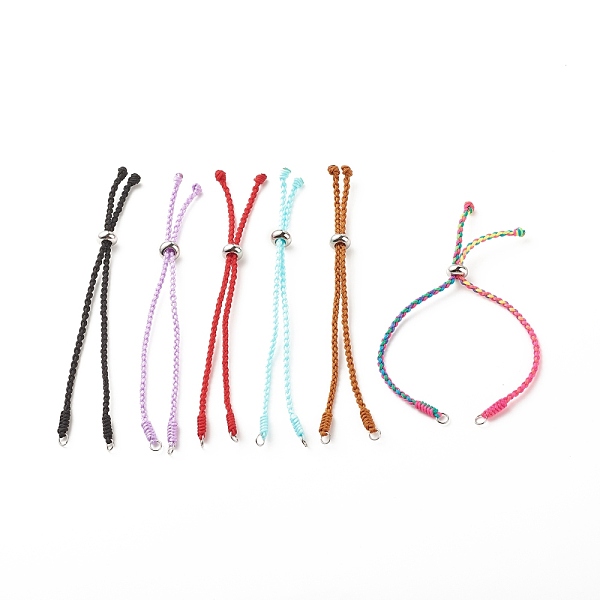 PandaHall Braided Nylon Thread Bracelet, with 201 Stainless Steel Beads for Slider Bracelets Making, Mixed Color, 9-7/8 inch(25cm), 2~4mm..., Multicolor
PandaHall Braided Nylon Thread Bracelet, with 201 Stainless Steel Beads for Slider Bracelets Making, Mixed Color, 9-7/8 inch(25cm), 2~4mm..., Multicolor