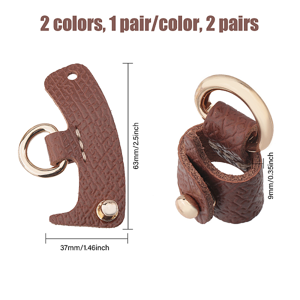 PandaHall CHGCRAFT 2Pairs 2Colors Leather Undamaged Bag D Ring Connectors No Punch Detachable Bag Handle Cover for Adding Handbag Crossbody..., Multicolor
PandaHall CHGCRAFT 2Pairs 2Colors Leather Undamaged Bag D Ring Connectors No Punch Detachable Bag Handle Cover for Adding Handbag Crossbody..., Multicolor