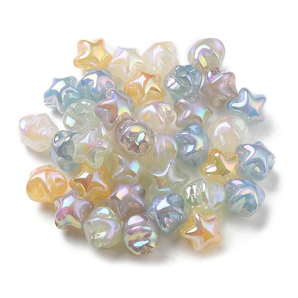 PandaHall UV Plating Luminous Acrylic Beads, Iridescent, Star, Mixed Color, 15x15.5x14mm, Hole: 3.8mm Acrylic Star Multicolor
PandaHall UV Plating Luminous Acrylic Beads, Iridescent, Star, Mixed Color, 15x15.5x14mm, Hole: 3.8mm Acrylic Star Multicolor