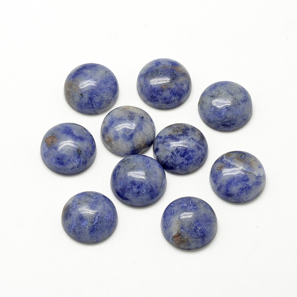 PandaHall Natural Blue Spot Jasper Cabochons, Half Round/Dome, 8x4mm Blue Spot Jasper Half Round
PandaHall Natural Blue Spot Jasper Cabochons, Half Round/Dome, 8x4mm Blue Spot Jasper Half Round