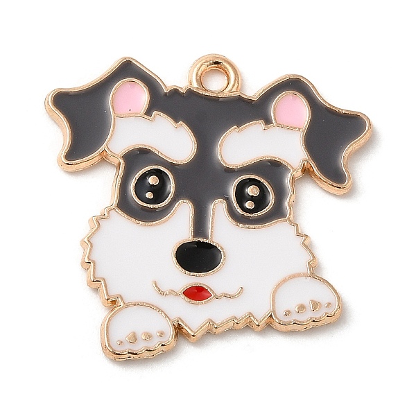 PandaHall Alloy Pendant, with Enamel, Dog Charm, Ghost White, 23x24x1.4mm, Hole: 1.6mm Alloy+Enamel Dog
PandaHall Alloy Pendant, with Enamel, Dog Charm, Ghost White, 23x24x1.4mm, Hole: 1.6mm Alloy+Enamel Dog