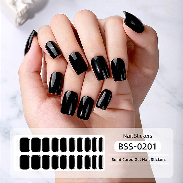 PandaHall Nail Art Full Cover Nail Stickers, Glitter Powder Stickers, Self-Adhesive, for Nail Tips Decorations, Black, 17.5x7.3x0.9cm...
PandaHall Nail Art Full Cover Nail Stickers, Glitter Powder Stickers, Self-Adhesive, for Nail Tips Decorations, Black, 17.5x7.3x0.9cm...