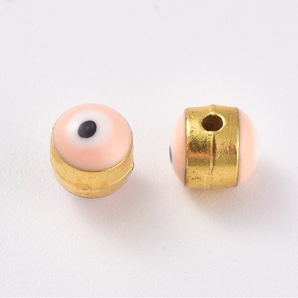 PandaHall Alloy Enamel Beads, Evil Eye, Pink, 8x6~7mm, Hole: 1mm Alloy+Enamel Evil Eye Pink
PandaHall Alloy Enamel Beads, Evil Eye, Pink, 8x6~7mm, Hole: 1mm Alloy+Enamel Evil Eye Pink