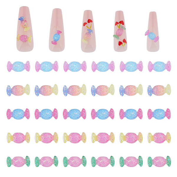 PandaHall HOBBIESAY 100Pcs 5 Colors Translucent Resin Cabochons with Gold Foil, Candy, Mixed Color, 4.5x9.5x2.5mm, 20pcs/color Resin Candy..., Multicolor
PandaHall HOBBIESAY 100Pcs 5 Colors Translucent Resin Cabochons with Gold Foil, Candy, Mixed Color, 4.5x9.5x2.5mm, 20pcs/color Resin Candy..., Multicolor