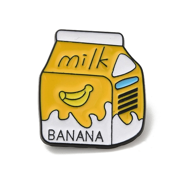 PandaHall Zinc Alloy Brooches, Enamel Pins, Black, Milk Carton, Goldenrod, 28.5x25x1.5mm Alloy Gold
PandaHall Zinc Alloy Brooches, Enamel Pins, Black, Milk Carton, Goldenrod, 28.5x25x1.5mm Alloy Gold