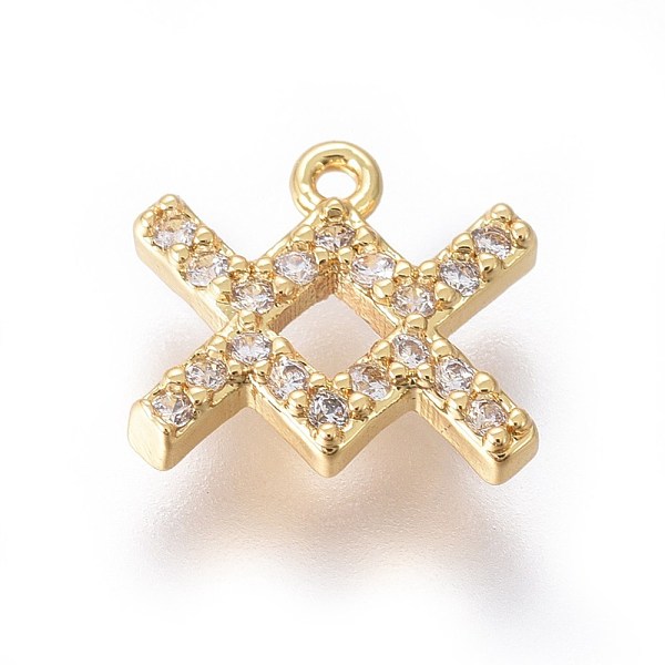 PandaHall Golden Plated Brass Micro Pave Cubic Zirconia Charms, Twelve Constellations, Aquarius, 8x9x1.7mm, Hole: 0.8mm Brass+Cubic Zirconia..., Clear
PandaHall Golden Plated Brass Micro Pave Cubic Zirconia Charms, Twelve Constellations, Aquarius, 8x9x1.7mm, Hole: 0.8mm Brass+Cubic Zirconia..., Clear