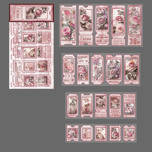 PandaHall Paper Stickers, Adhesive Roll Sticker Labels, for Envelopes, Embosser Stamp, Sealing Certificate Stickers, Flamingo, 241x114x1mm..., Pink
PandaHall Paper Stickers, Adhesive Roll Sticker Labels, for Envelopes, Embosser Stamp, Sealing Certificate Stickers, Flamingo, 241x114x1mm..., Pink