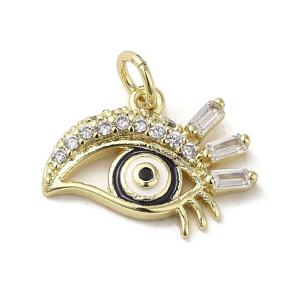 PandaHall Brass Micro Pave Cubic Zirconia Pendants, with Glass and Enamel, with Jump Ring, Real 18K Gold Plated, Eye, Clear, 12.5x16.5x2.5mm...
PandaHall Brass Micro Pave Cubic Zirconia Pendants, with Glass and Enamel, with Jump Ring, Real 18K Gold Plated, Eye, Clear, 12.5x16.5x2.5mm...